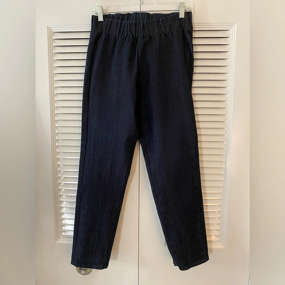 Soft surroundings pull on denim petite - Picture 1 of 7